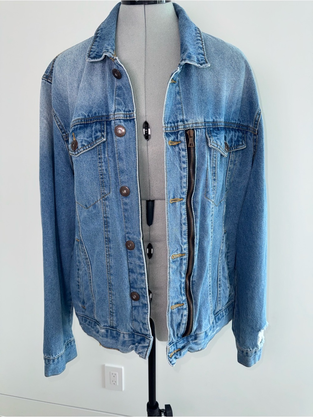 Forever 21 Light Wash Denim Jacket